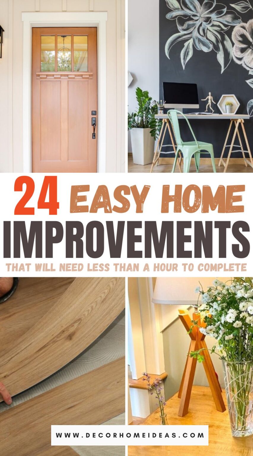 24 Cheap and Easy Home Improvements That Will Need Less Than a Hour To ...