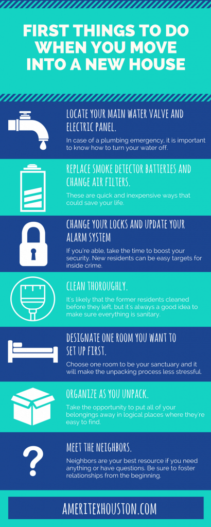 Moving Into a New House? Do These 8 Important Things First